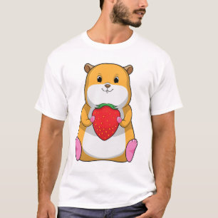 T-shirt Hamster aux fraises