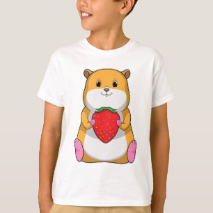 T-shirt Hamster aux fraises