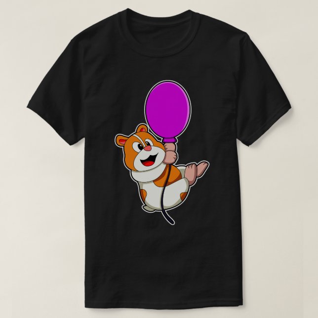 T-shirt Hamster avec ballon (Design devant)