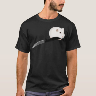 T-shirt Hamster avec couteau