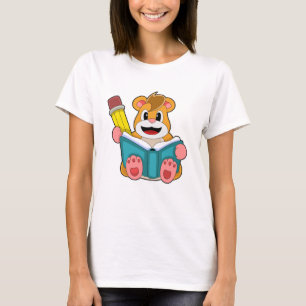 T-shirt Hamster avec livre et stylet