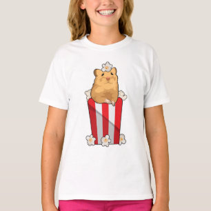 T-shirt Hamster avec Popcorn