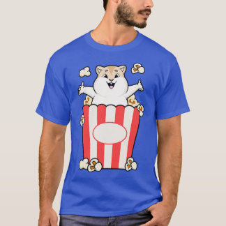 T-shirt Hamster avec un sac de popcorn
