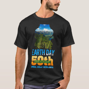T-shirt Hamster cadeau de Jour des terres 50e anniversaire