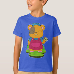 T-shirt Hamster Cheeseburger