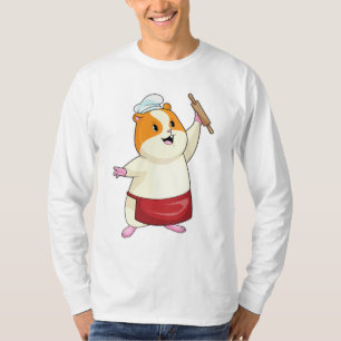 T-shirt Hamster comme boulon avec broche à rouleaux