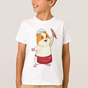 T-shirt Hamster comme boulon avec broche à rouleaux