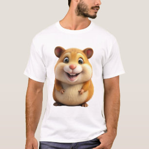 T-Shirt Hamster Dessiné Tee-shirt Graphique Anim