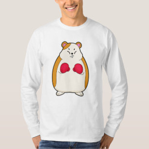 T-shirt Hamster en boîte avec gants de boxe