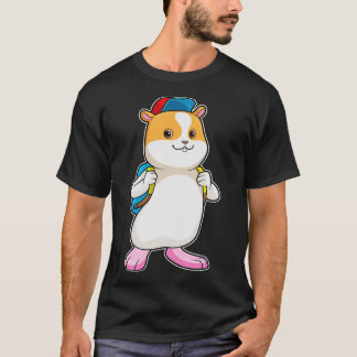 T-shirt Hamster en élève avec casquette de sac à dos