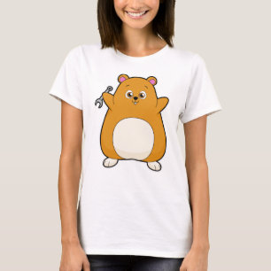 T-shirt Hamster en mécanique avec clé