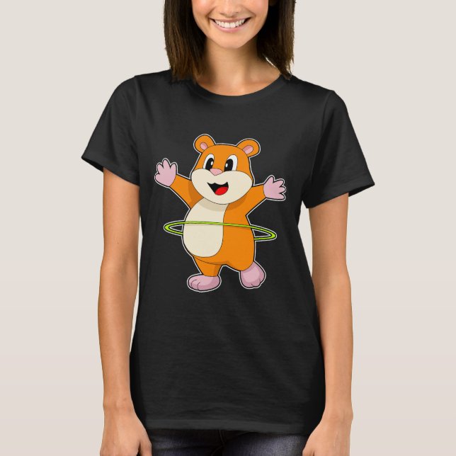 T-shirt Hamster Fitness Gymnastique (Devant)