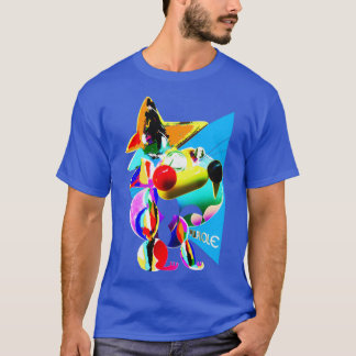 T-shirt Hamster géométrique PulpLole 3D
