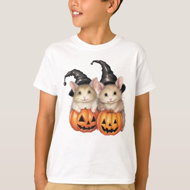 T-shirt Hamster Halloween (Devant)