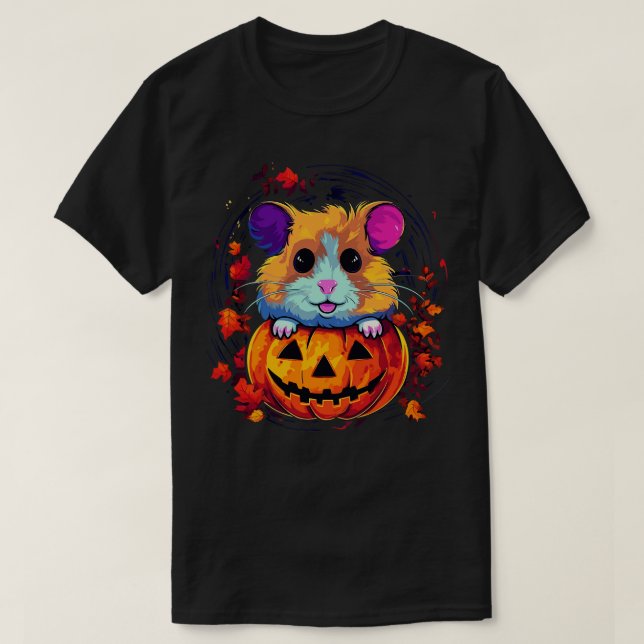 T-shirt Hamster Halloween (Design devant)