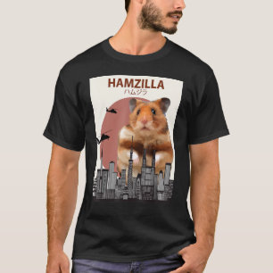 T-shirt Hamster Hamzilla - Mignonne Pour Hamster
