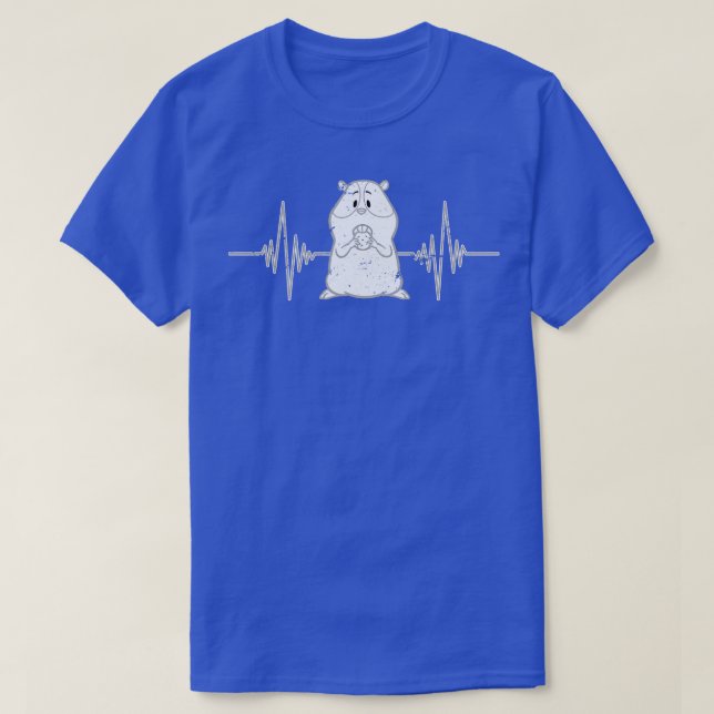 T-shirt Hamster Heartbeat (Design devant)