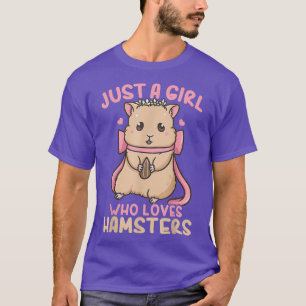 T-shirt Hamster Juste Une Fille Qui Aime Les Hamsters