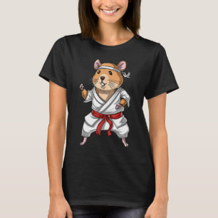 T-shirt Hamster Karate Ninja Jiu-jitsu Judo Taekwondo Mart