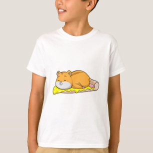 T-shirt Hamster & Pizza au Fromage