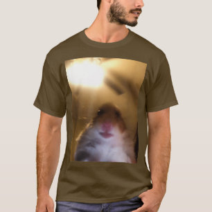 T-shirt Hamster Staring À Camera Meme