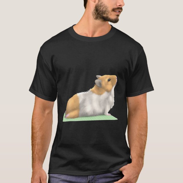T-shirt Hamster Yoga Pose Méditation Zen Exercice d'entraî (Devant)