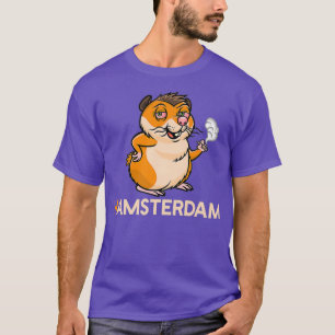 T-shirt Hamsterdam Hamster Amsterdam Joint Weed Stoner
