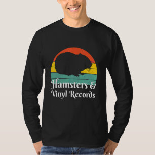 T-shirt Hamsters Et Disques Vinyles