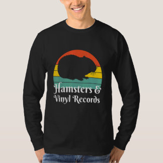 T-shirt Hamsters Et Disques Vinyles