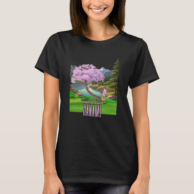 T-shirt Hanami "Profitez de la beauté" (Devant)