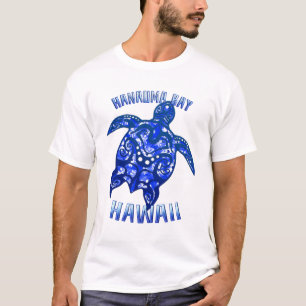 T-shirt Hanauma Bay Hawaii Vacances Tortue Tribale