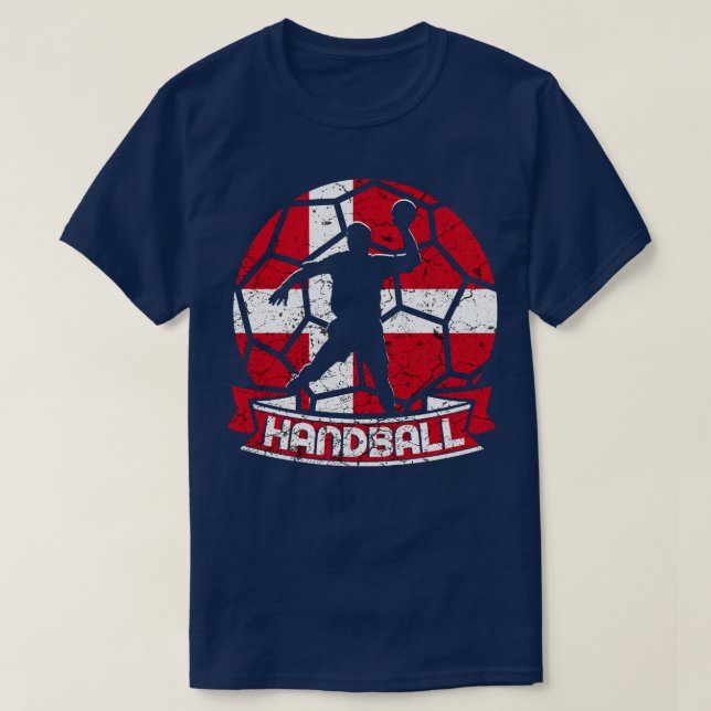 T-shirt Handball 3 Danemark (Design devant)
