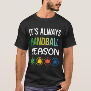T-shirt Handball de saison drôle
