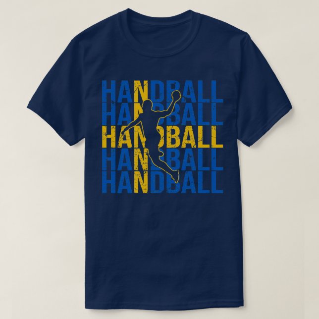 T-shirt handball en Suède (Design devant)