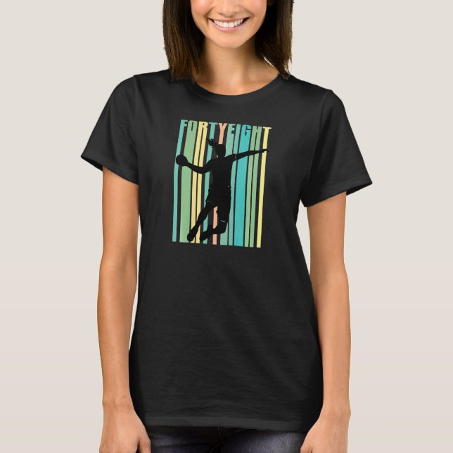 T-shirt Handball féminin 48e anniversaire Joueuse féminine (Devant)