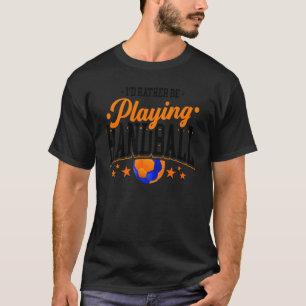 T-shirt Handball Graphique Pour Filles Femmes Enfants Hand