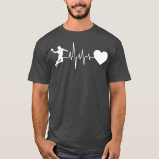 T-shirt Handball Handball Player Heartbeat 2