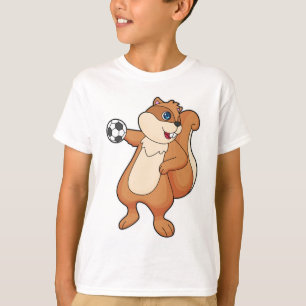 T-shirt Handball joueur d'écureuil