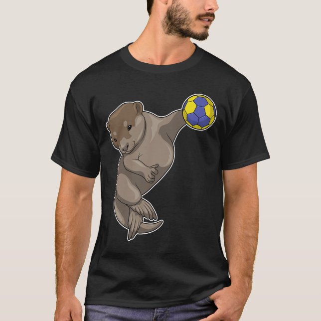 T-shirt Handball joueur Otter Handball (Devant)