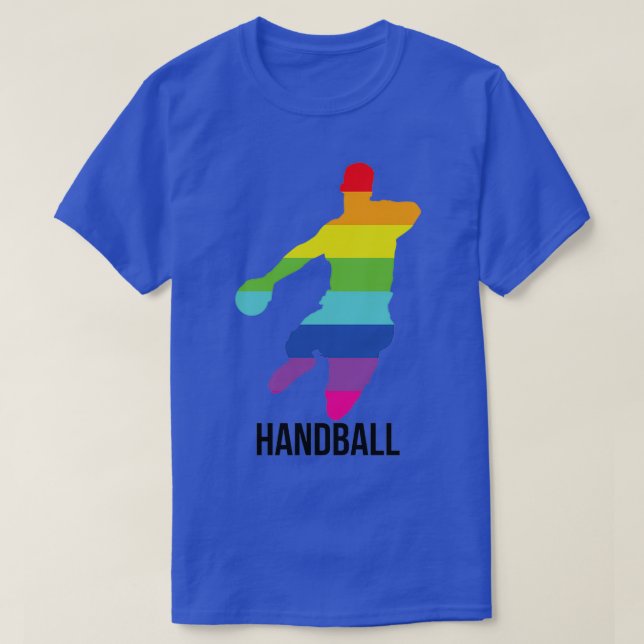 T-shirt Handball LGB Joueur cadeau des droits égaux Cadeau (Design devant)