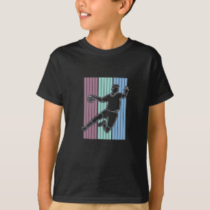 T-shirt Handball Player Retro