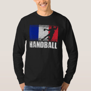T-shirt Handball Sport France Drapeau Joueur Français de H