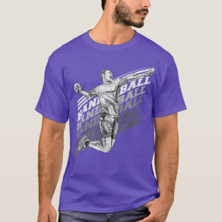 T-shirt Handball Sport Jump Shot Femmes Handball Hobby 6