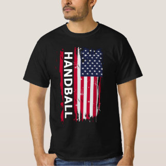 T-shirt Handball USA Drapeau Pour Les Joueurs Américains, 