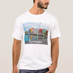T-shirt Handelskade Curacao vue depuis le pont du ponton