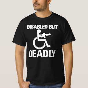 T-shirt handicap drôle et mortel