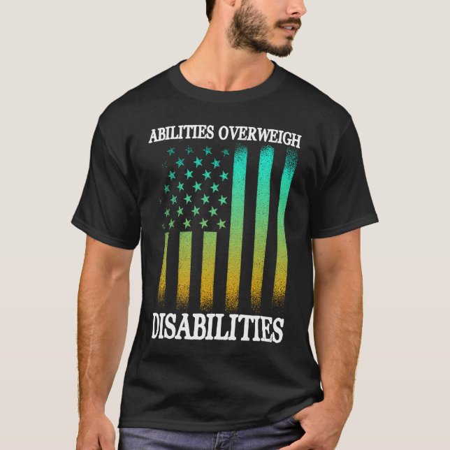 T-shirt Handicap Humour Handicap Survivant Guerrier 2 (Devant)