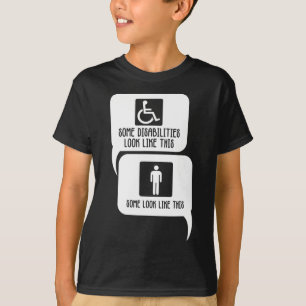 T-shirt Handicap Sensibilisation sur l'autisme bi-polaire 