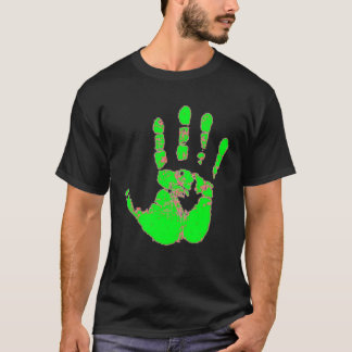 T-shirt Handprint au néon