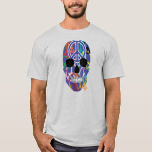 T-shirt HANDSKULL Peace de base B2